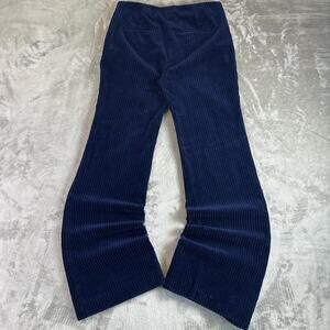 Y2K Style Theory Corduroy Blue Women’s Pants Sz 4 Wide Leg/Bootcut